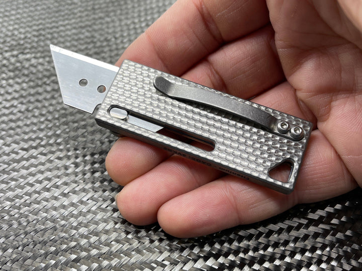 MaxMadCo Design - Titanium - Utility Blade Knife 🔥 New Gen 2🔥