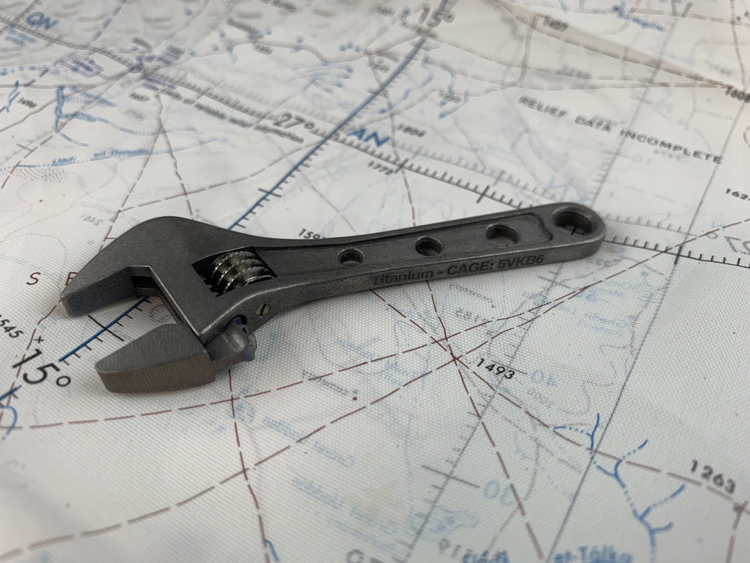Small Adjustable Wrench - Titanium 3 Inch ( NSN Pending ) 🔥 NEW 🔥