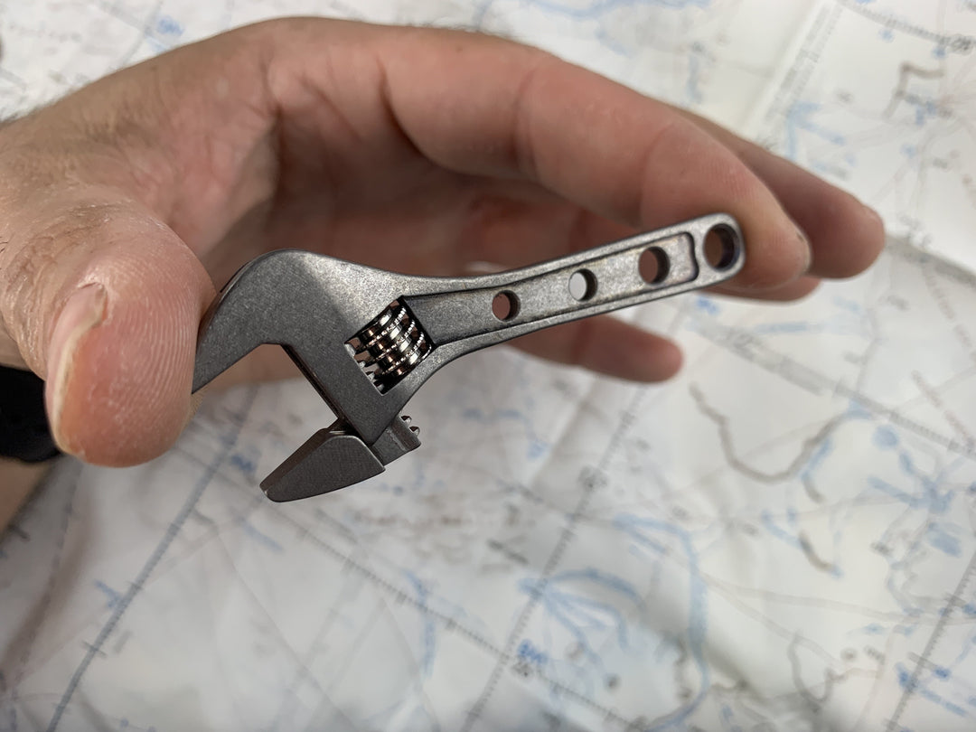 Small Adjustable Wrench - Titanium 3 Inch ( NSN Pending ) 🔥 NEW 🔥