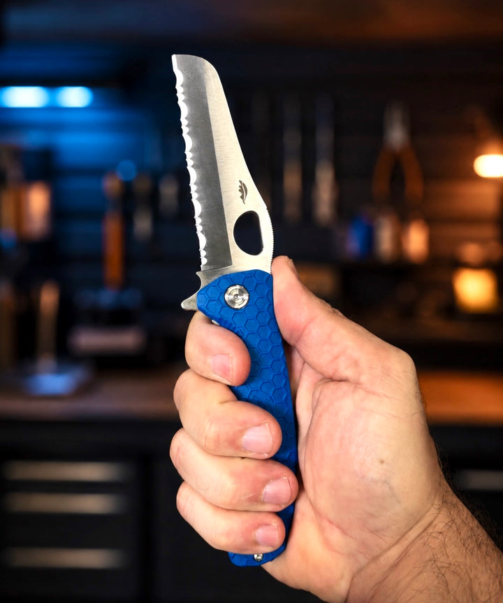 Honey Badger Knives | Large Rescue Knife - 8Cr13MoV Steel