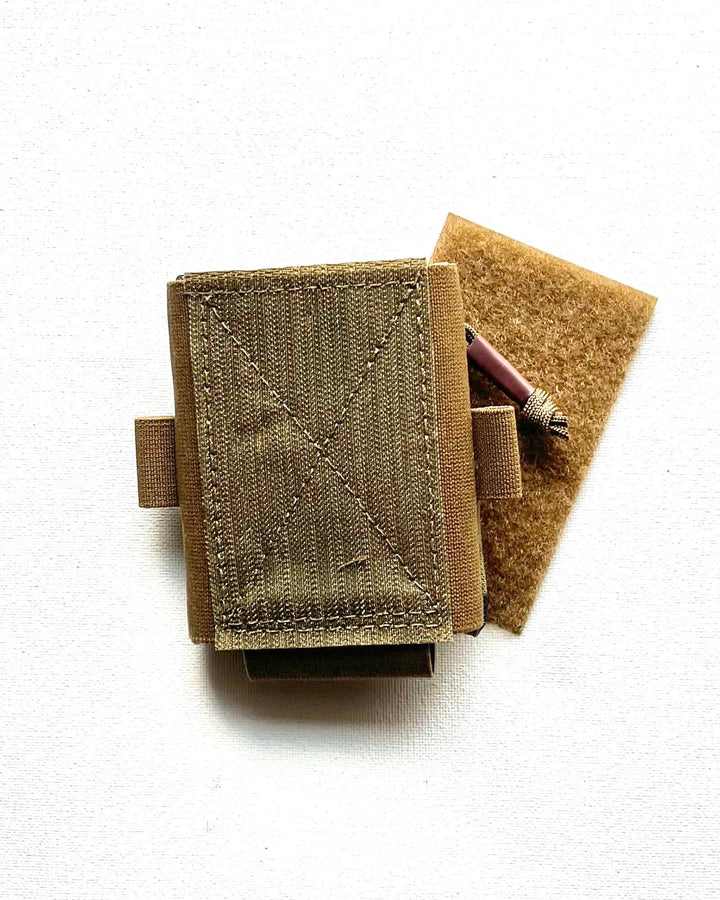 [ZAP]-v Zippered Admin Pocket -(Velcro Backed)