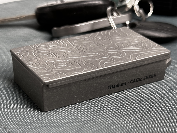 Titanium Pocket Strong Box  - Gen 2