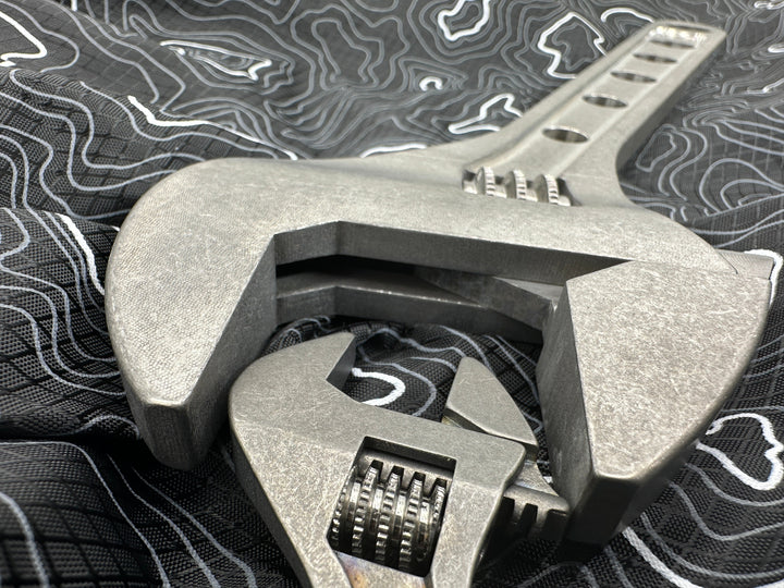 12 Inch  - Titanium Adjustable Wrench - ( NSN Pending ) ( New 2025 Small Batch )