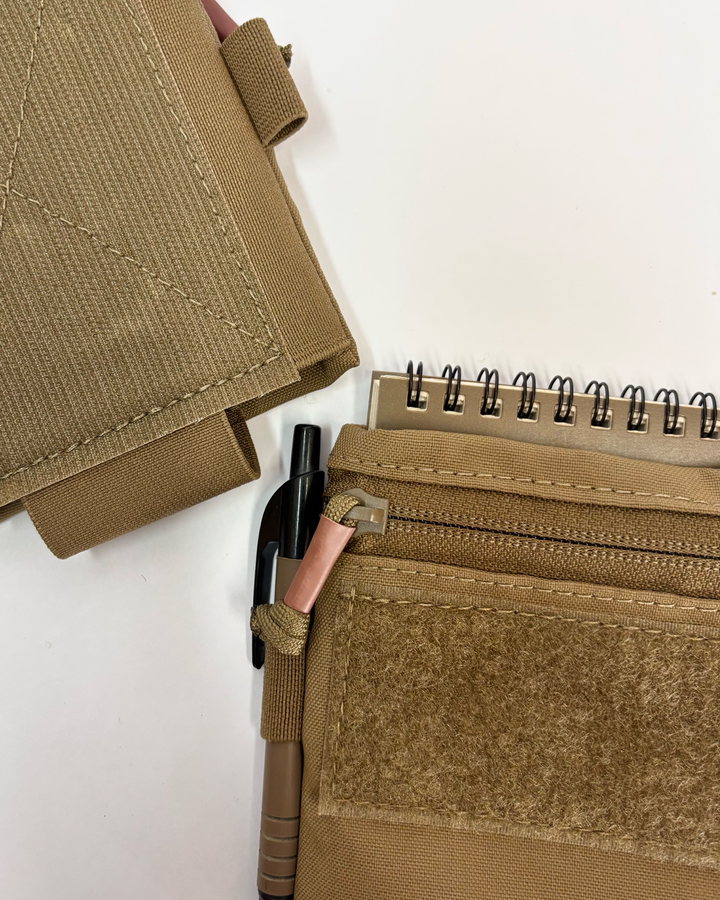 [ZAP]-XL Zippered Admin Pocket Extra Large (Velcro or Molle Back)