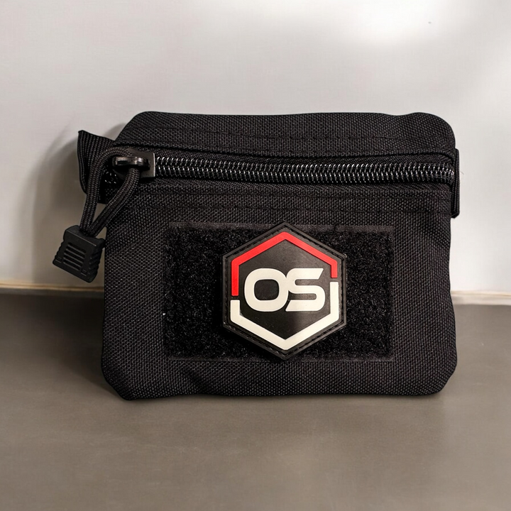 Black Tact-Pouch with OS PVC Patch