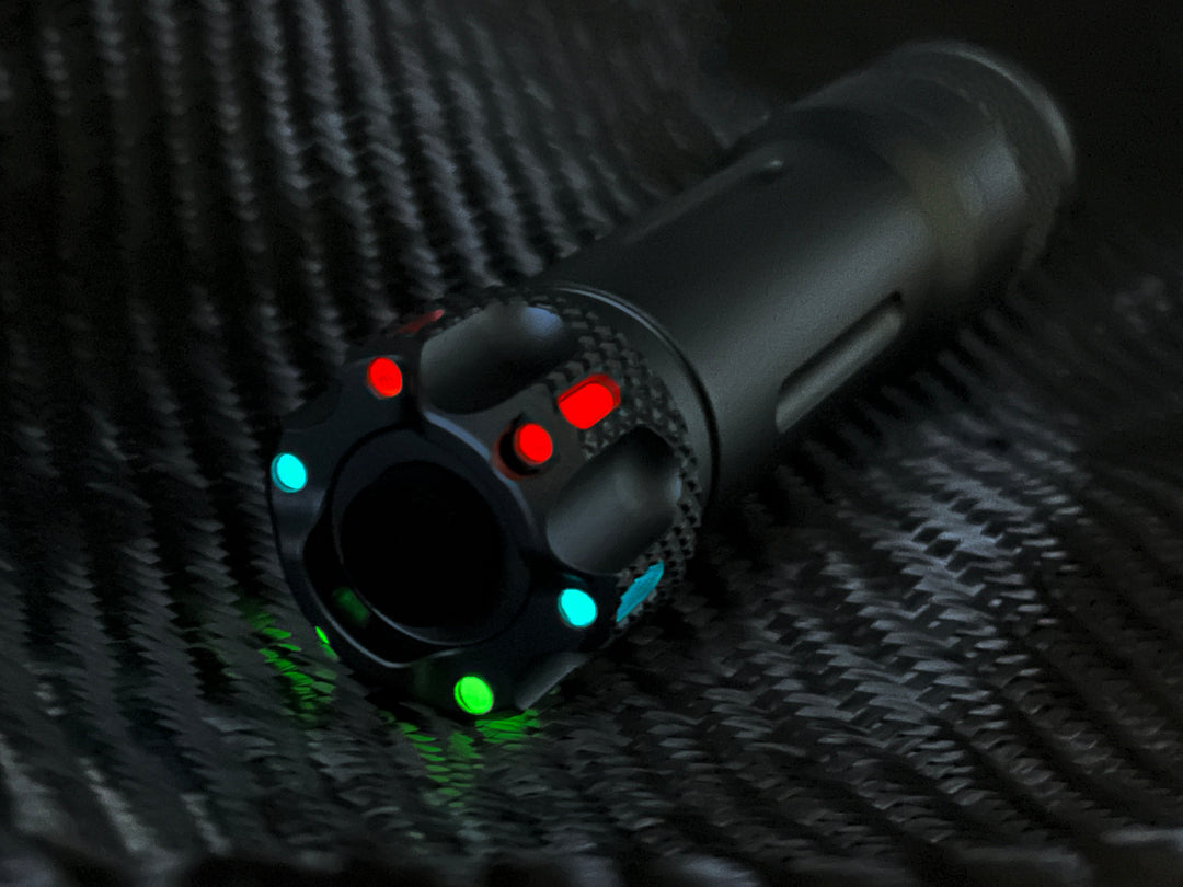 LEP DX Reach - Rev 3 - Laser Flashlight 18650 / 21700 By Maratac® - Matte Black 🔥 Now In Stock! 🔥