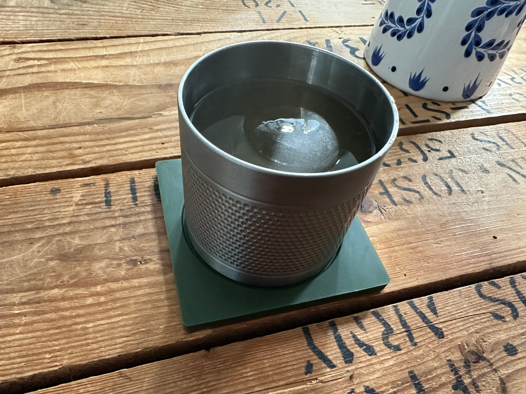 Aerospace Titanium Lowball - Machined Titanium 14 Oz Cup
