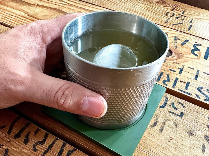 Aerospace Titanium Lowball - Machined Titanium 14 Oz Cup