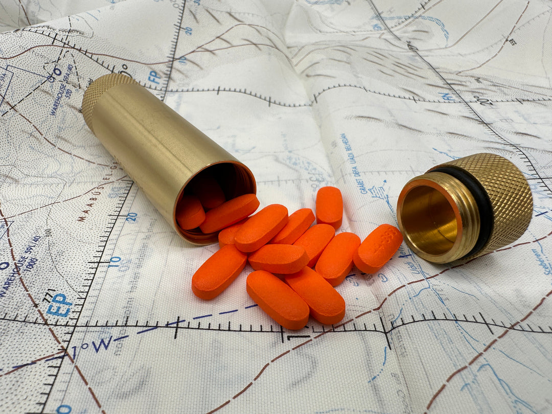 Brass Match &amp; Compass Capsule - Gen 2