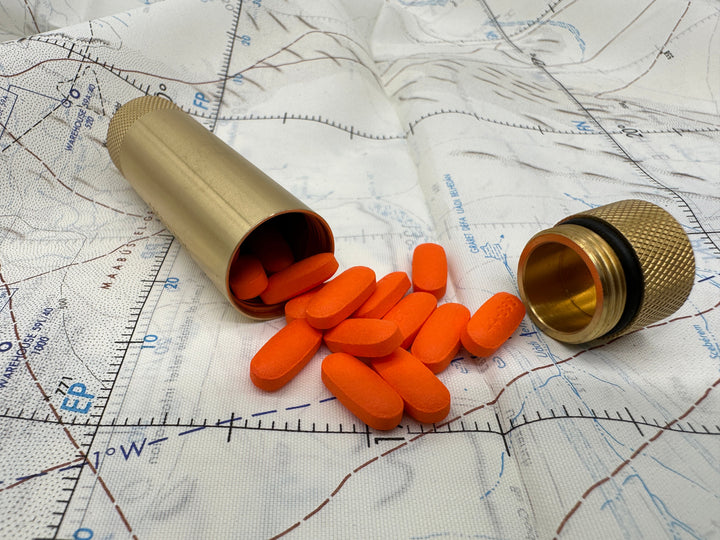 Brass Match &amp; Compass Capsule - Gen 2