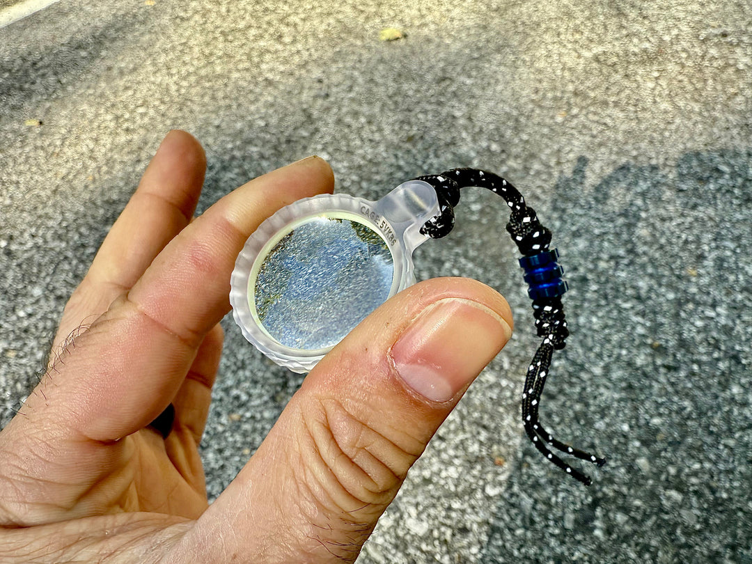 Polycarbonate Titan Zoom - Sapphire Pocket Magnifier by Maratac® 🔥 New 🔥