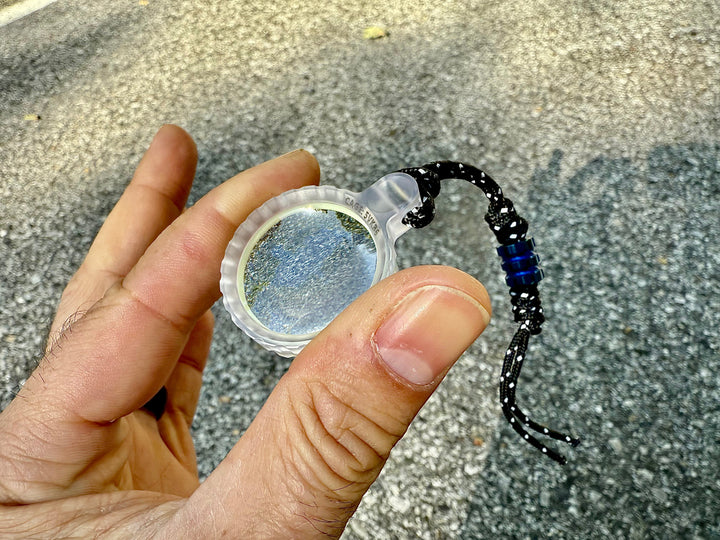Polycarbonate Titan Zoom - Sapphire Pocket Magnifier by Maratac® 🔥 New 🔥