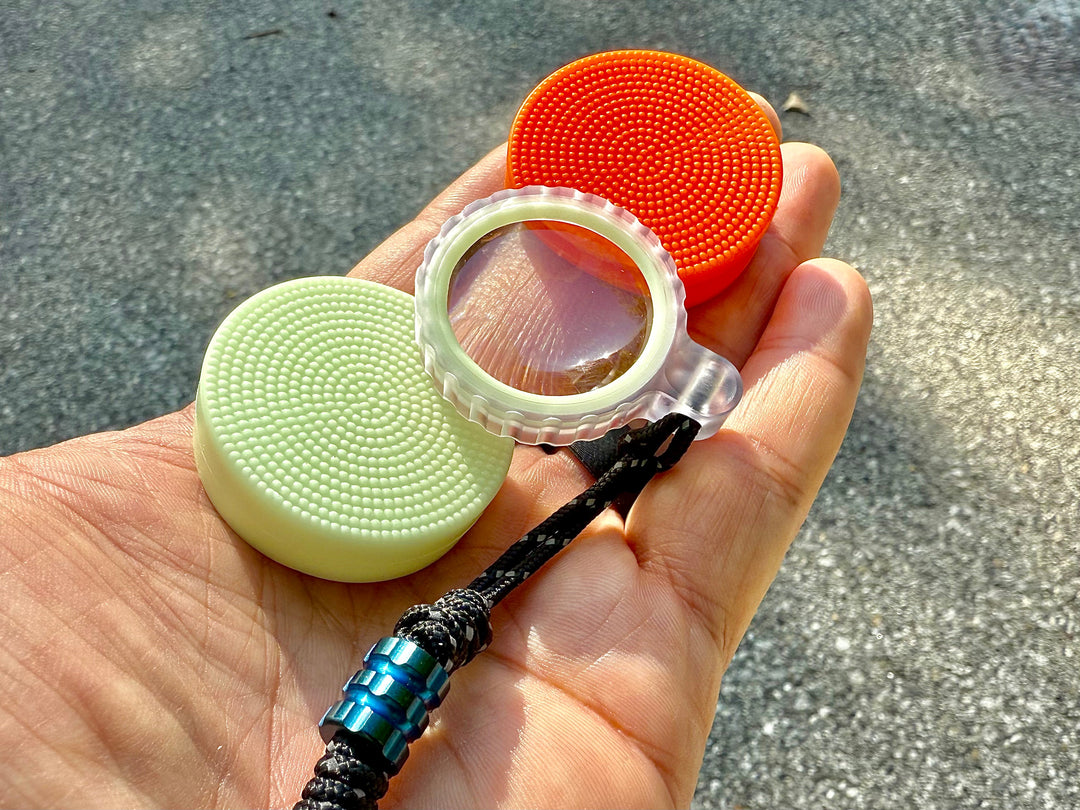 Polycarbonate Titan Zoom - Sapphire Pocket Magnifier by Maratac® 🔥 New 🔥