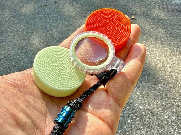 Polycarbonate Titan Zoom - Sapphire Pocket Magnifier by Maratac® 🔥 New 🔥