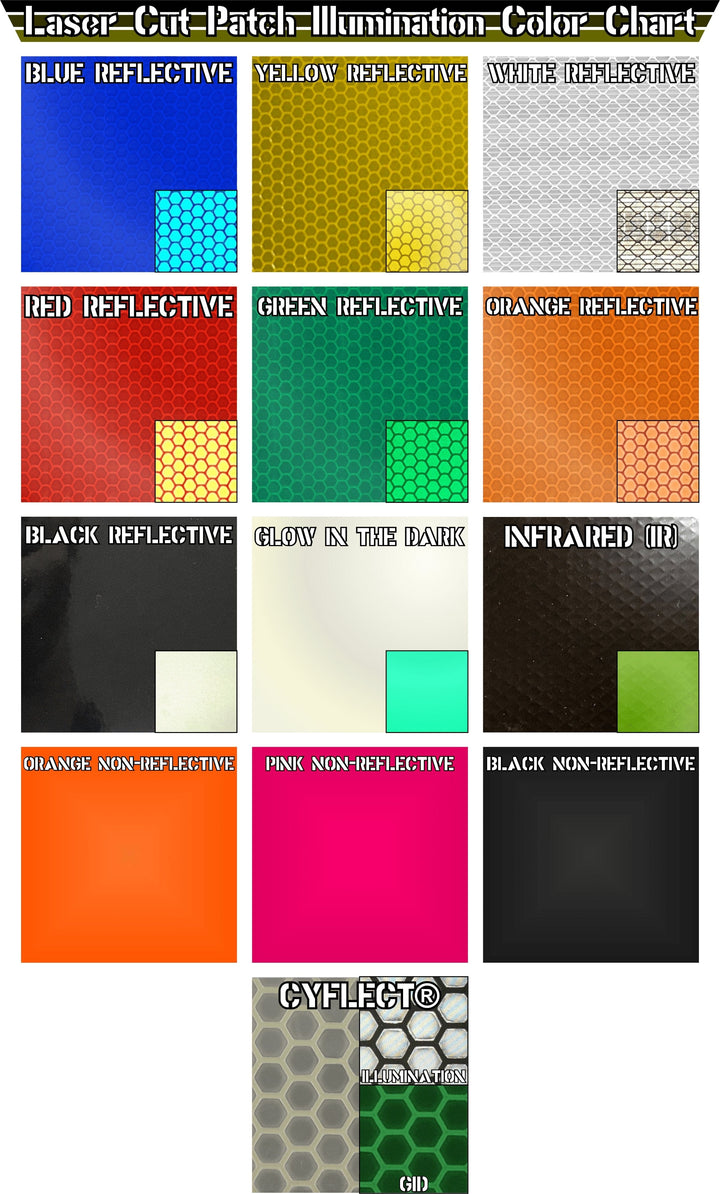 USA Reverse Flag Laser Cut - 2x4 CORDURA®Patch