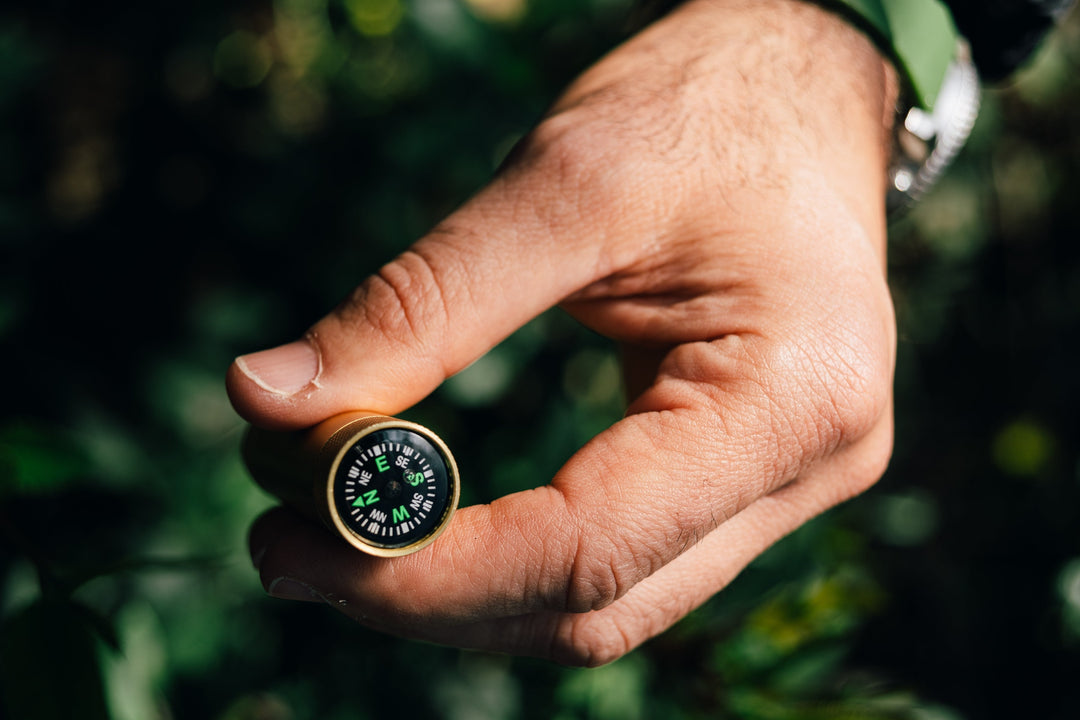 Brass Match &amp; Compass Capsule - Gen 2