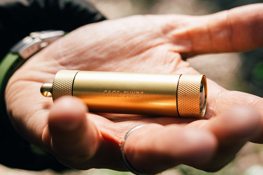 Brass Match &amp; Compass Capsule - Gen 2