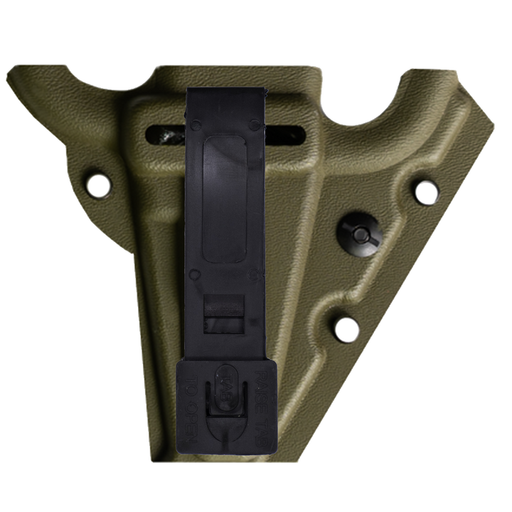 Olive Drab PRO/V2/ECO Shear Kydex Holder with Adjustable Retention | ONE SHEAR®