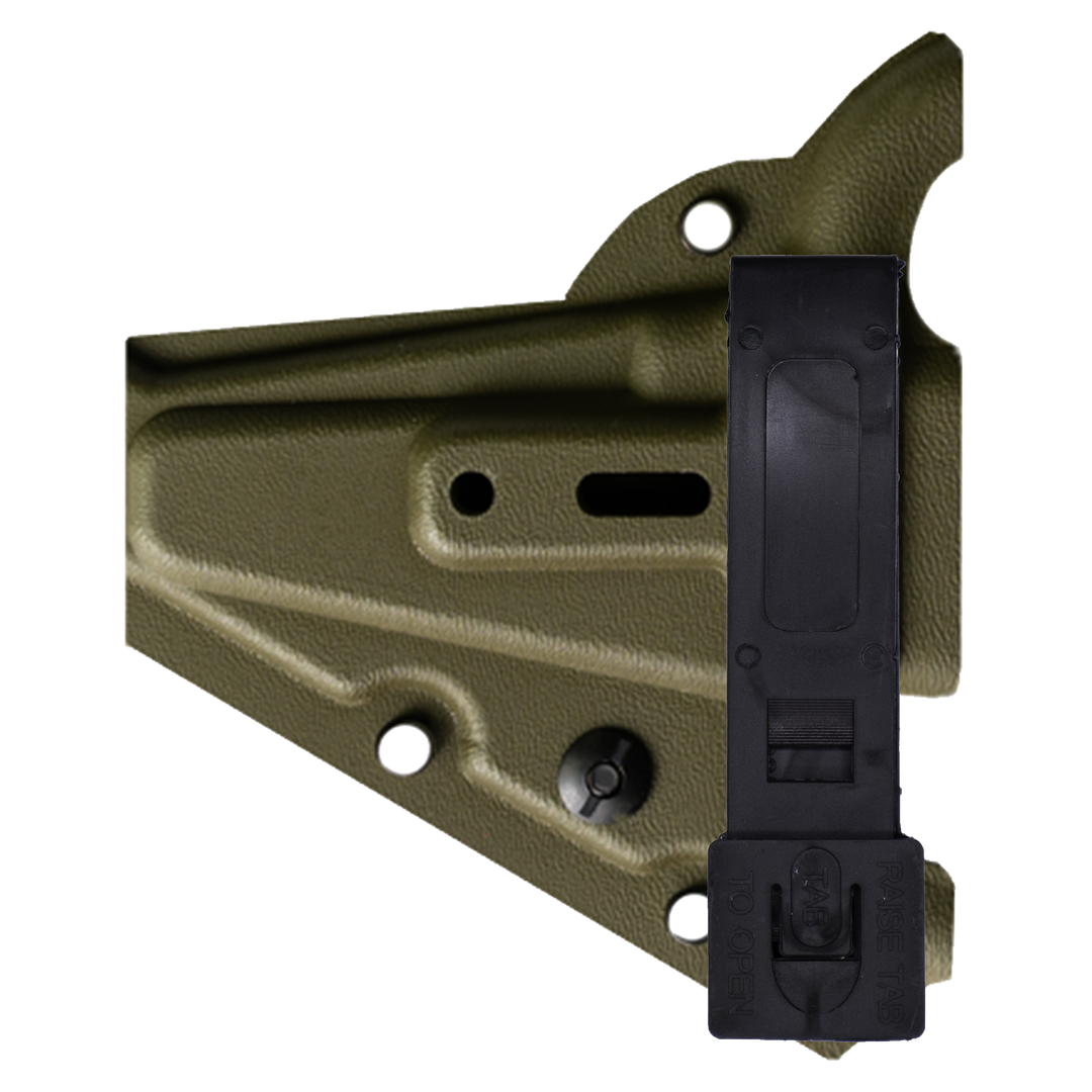 Olive Drab PRO/V2/ECO Shear Kydex Holder with Adjustable Retention | ONE SHEAR®