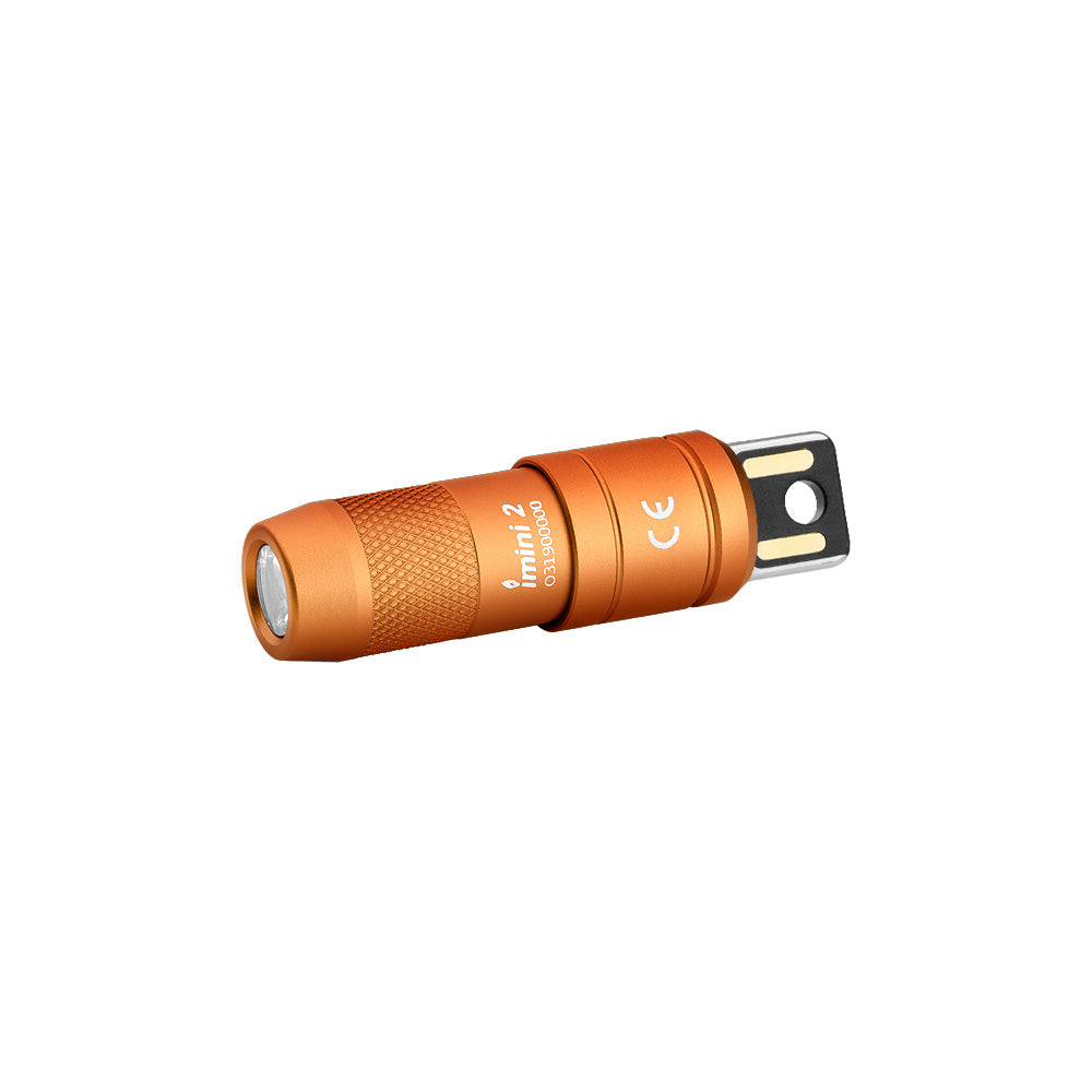 copper flashlight rechargeable Olight iMini 2 Rechargeable Magnetic Mini Flashlight 50 Lumens EDC Keychain Light