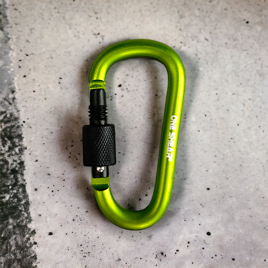 Aluminum Speed D Locking Carabiner Clip