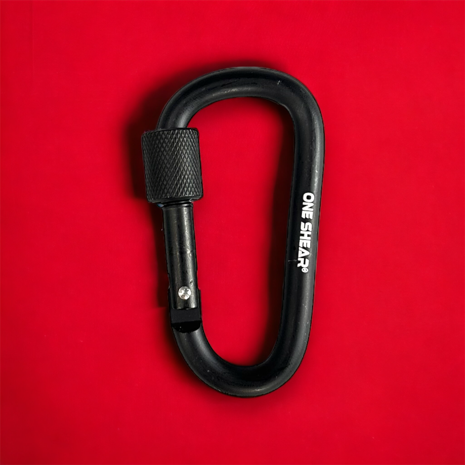 Aluminum Speed D Locking Carabiner Clip