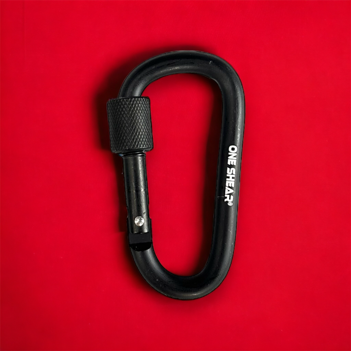 Aluminum Speed D Locking Carabiner Clip