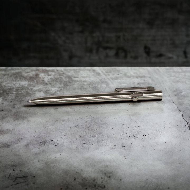 ONE SHEAR® Bolt Action Titanium EDC Tactical Pen Slim - Smooth Action and Unparalleled Precision
