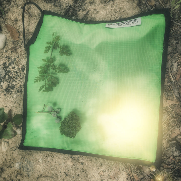 Marker Mat - Fluorescent Signaling Panel on Ripstop Pocket Hank