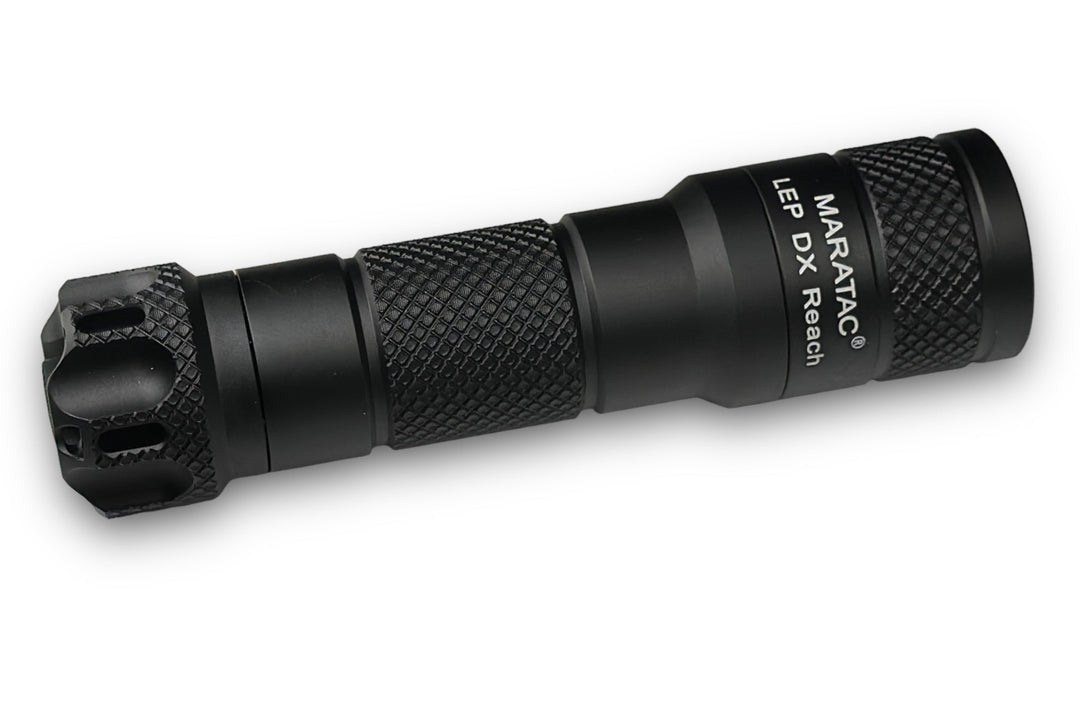 LEP DX Reach - Rev 3 - Laser Flashlight 18650 / 21700 By Maratac® - Matte Black 🔥 Now In Stock! 🔥