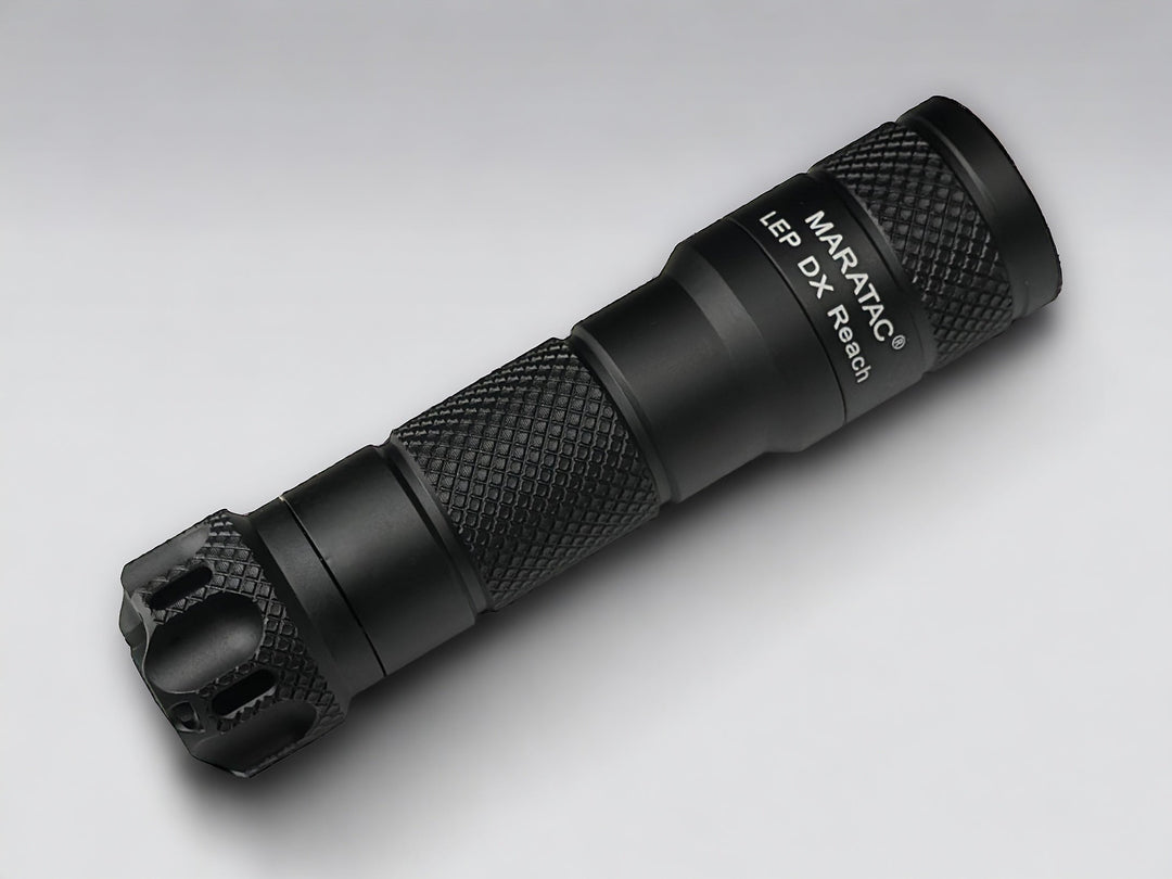 LEP DX Reach - Rev 3 - Laser Flashlight 18650 / 21700 By Maratac® - Matte Black 🔥 Now In Stock! 🔥