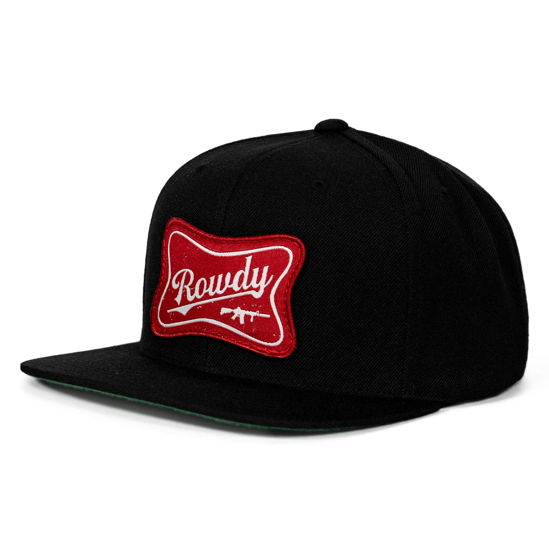 Rowdy Patch Flat Bill SnapBack Hat