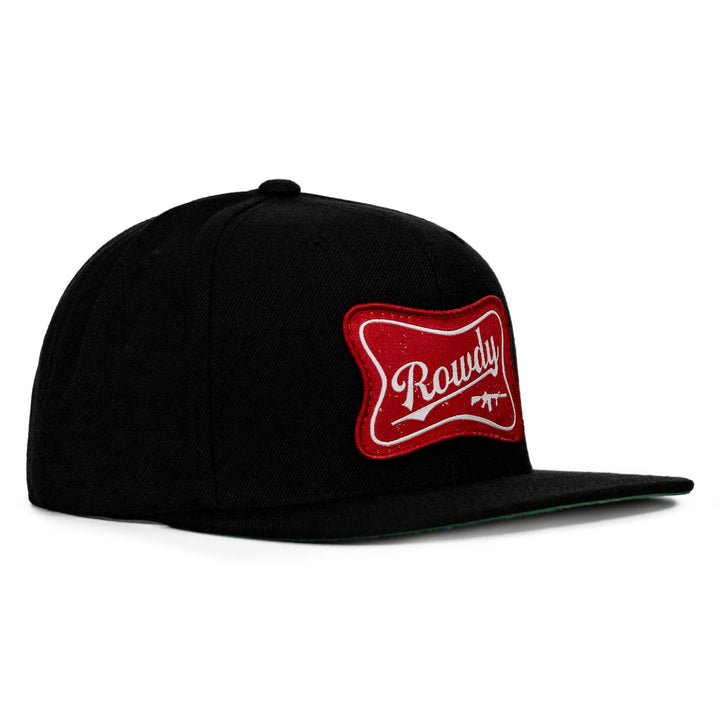 Rowdy Patch Flat Bill SnapBack Hat