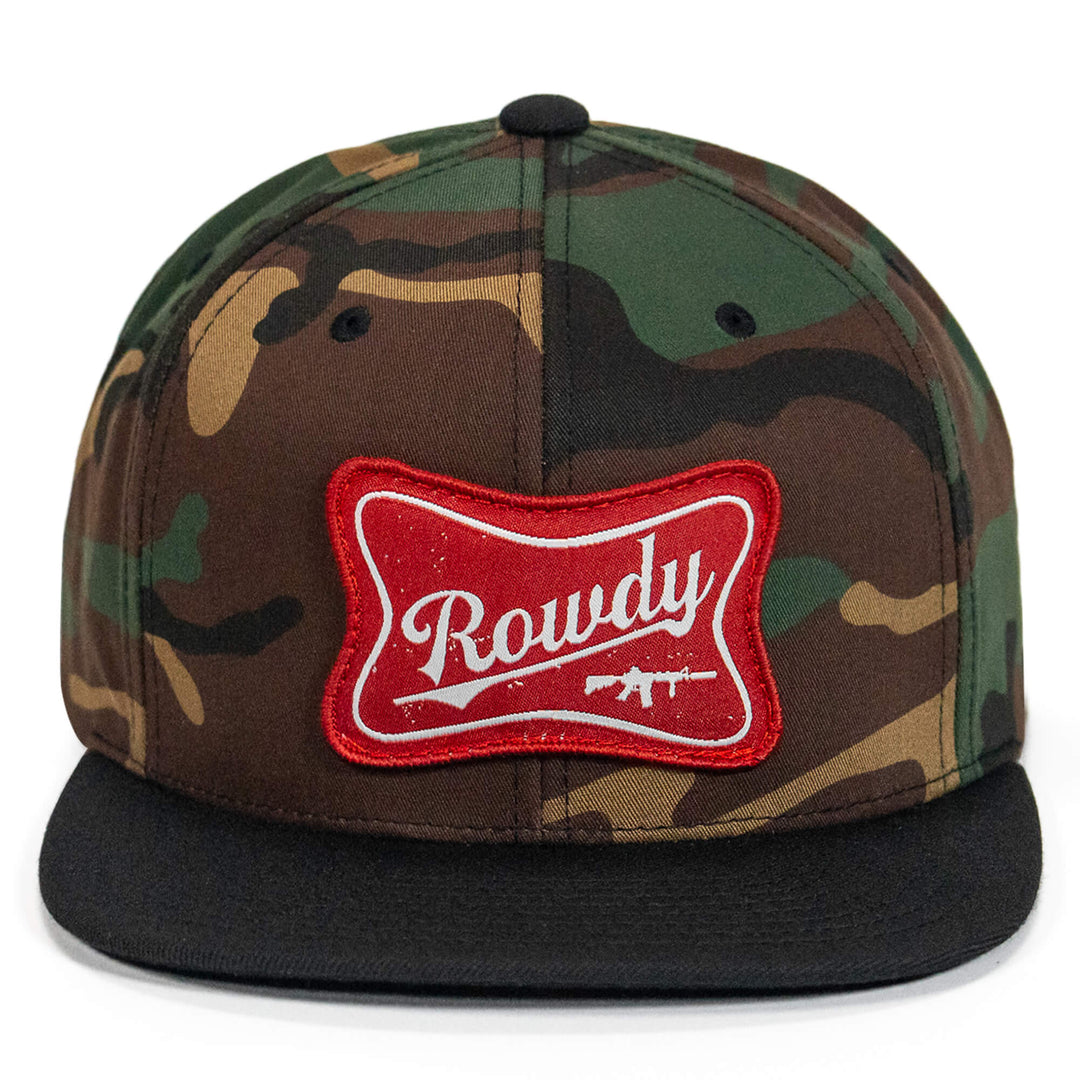 Rowdy Patch Flat Bill SnapBack Hat
