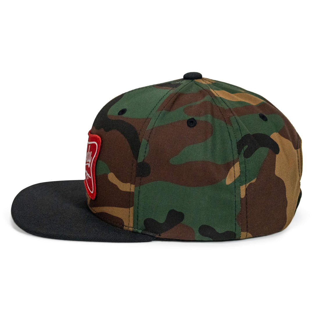 Rowdy Patch Flat Bill SnapBack Hat