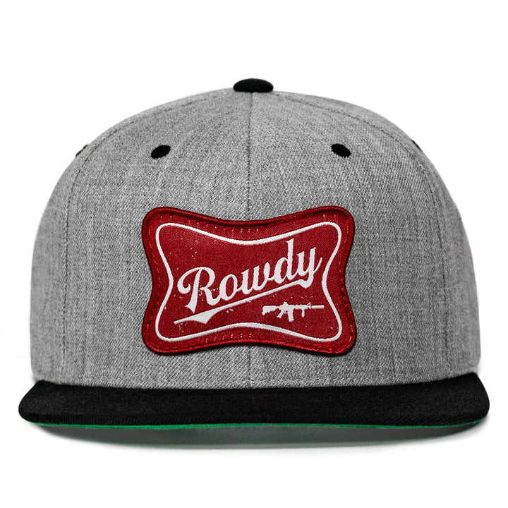 Rowdy Patch Flat Bill SnapBack Hat