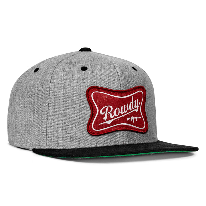 Rowdy Patch Flat Bill SnapBack Hat
