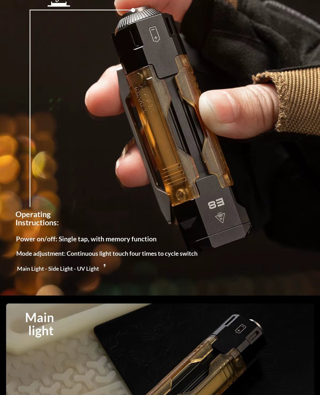 Wuben E8 V2 Modular Flashlight 🔥 CC Exclusive Custom Combo Kit 🔥 Now Shipping!
