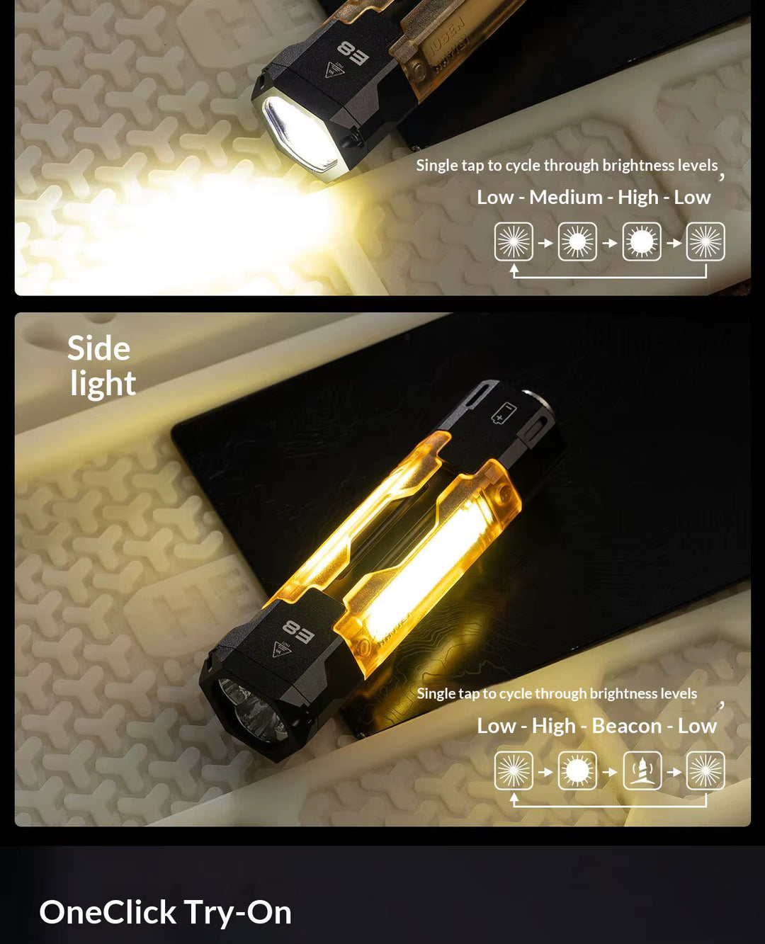 Wuben E8 V2 Modular Flashlight 🔥 CC Exclusive Custom Combo Kit 🔥 Now Shipping!