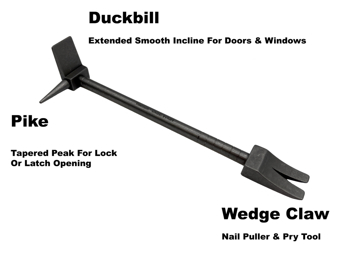 4" Ti Hooligan Forced Entry Tool - Titanium 🔥 In Stock! 🔥