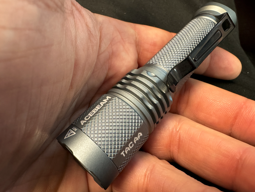 Exclusive Acebeam Tac Flashlight Aa / 14500 ( Includes Usb-c 14500 Rechargeable Battery ) Exclusive Acebeam Tac Flashlight Aa / 14500 ( Includes Usb-c 14500 Rechargeable Battery )