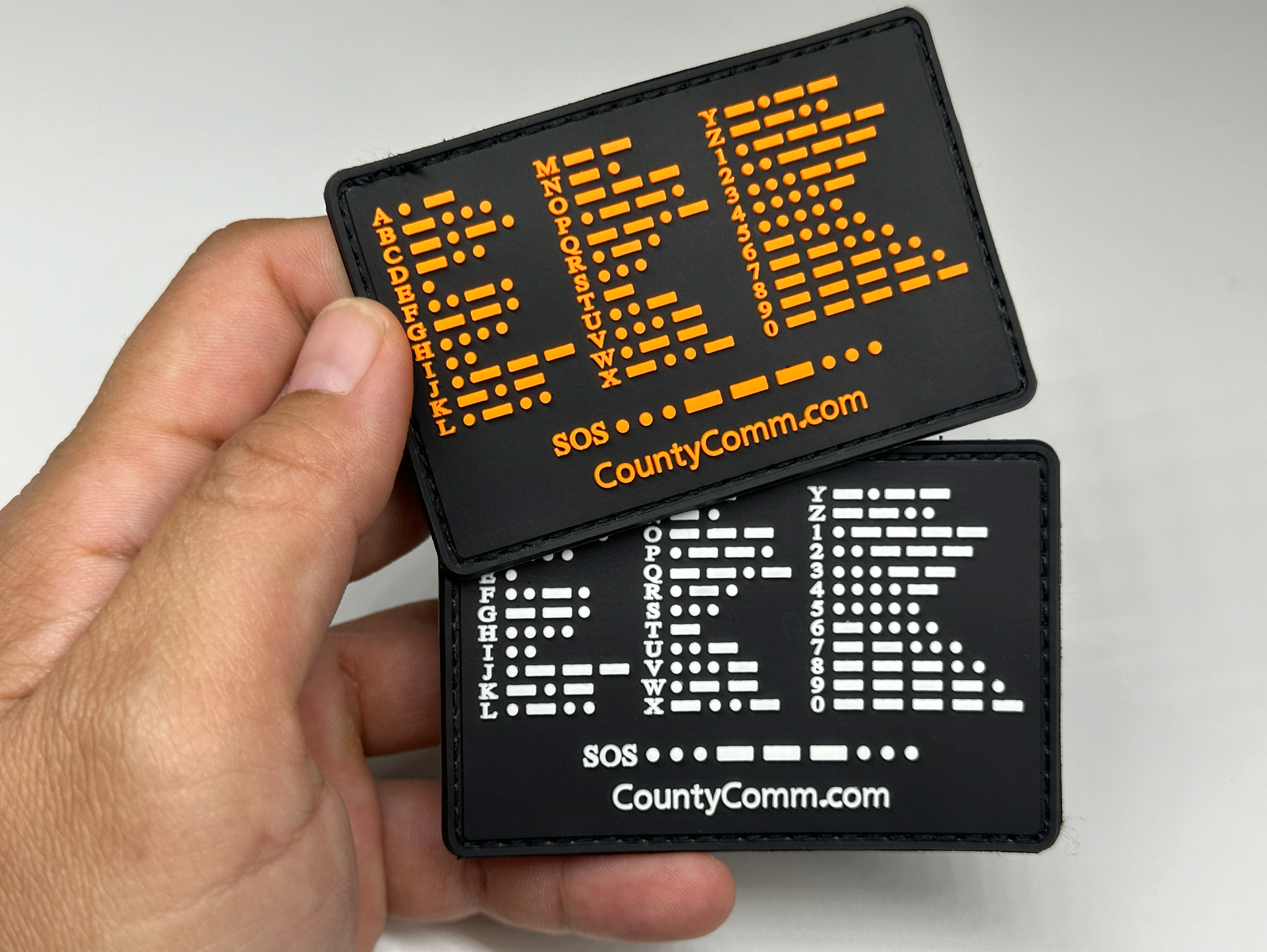 Signal Sentry - Morse Code & SOS Patch ( 2 Variants ) – ONE SHEAR®