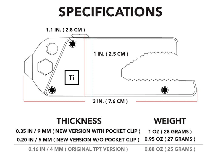 Titanium Pocket Tool