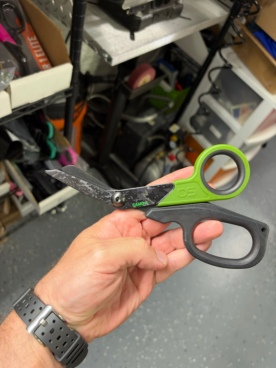 ONE SHEAR® Tier 1 Elite Camo X Edition DLC Trauma Shears