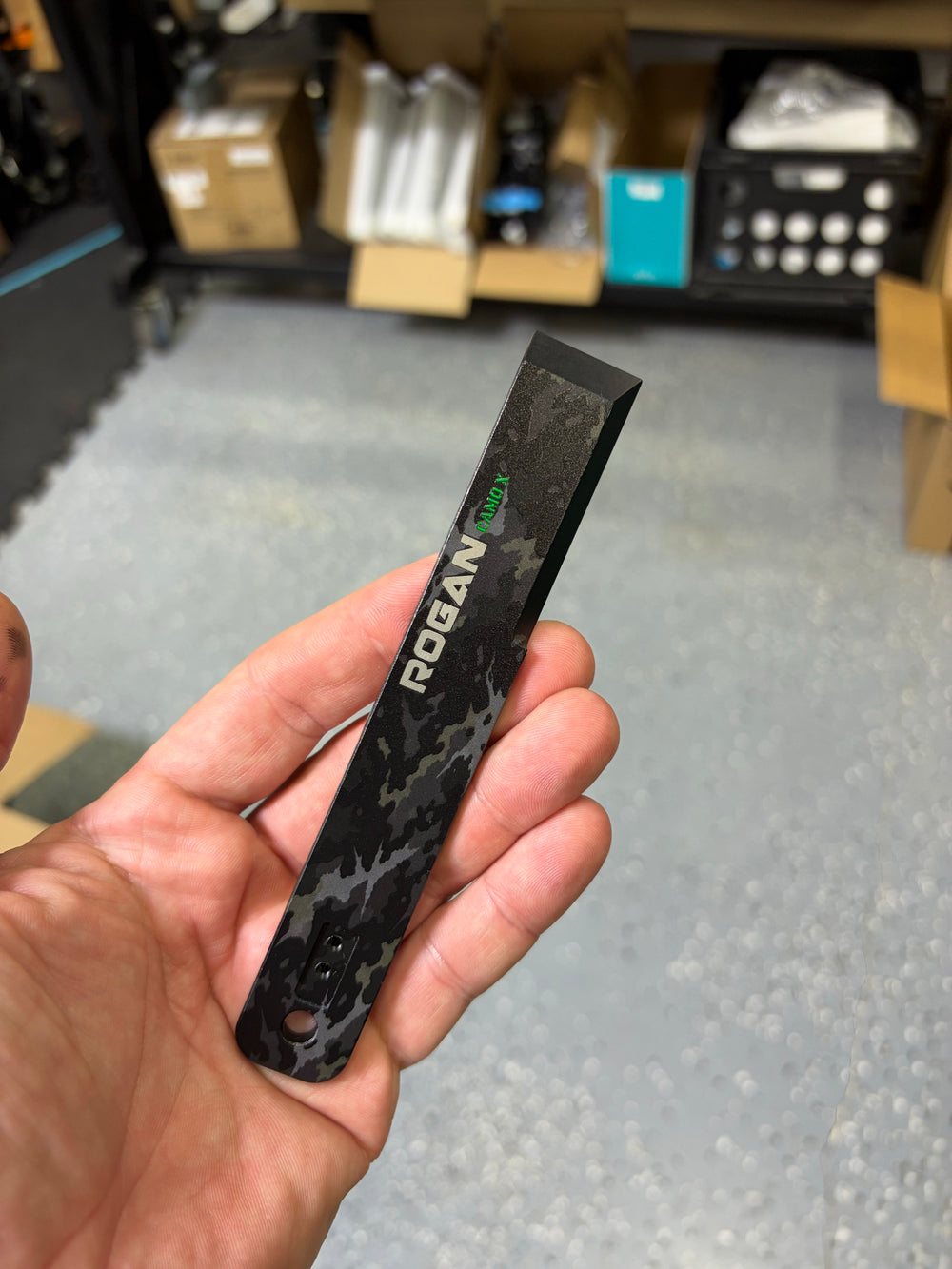 Rogan Pry Bar Camo X by ONE SHEAR® Edition, Black Multi-Camo