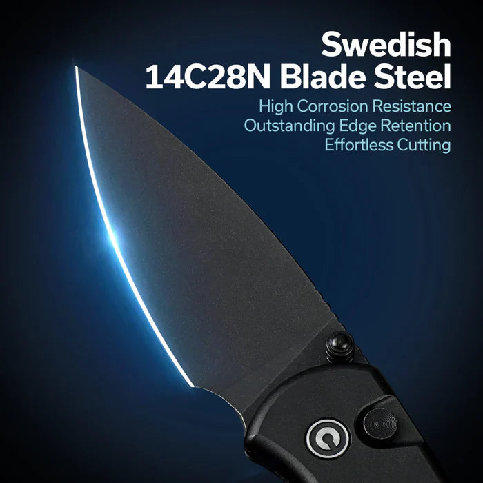 CIVIVI Qubit Button Lock & Thumb Stud Knife Aluminum Handle