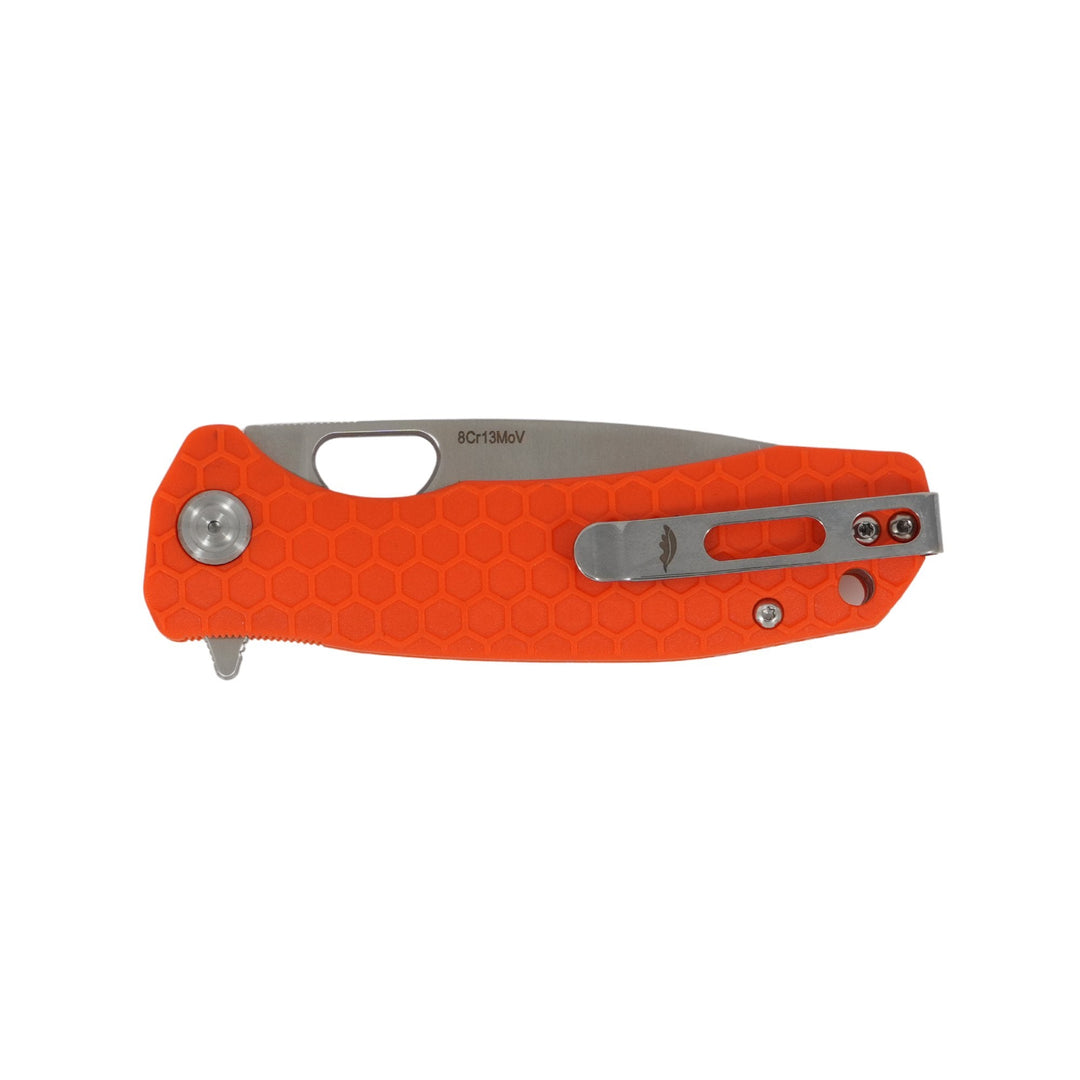 HB1035 Small Drop Point Orange - Closed