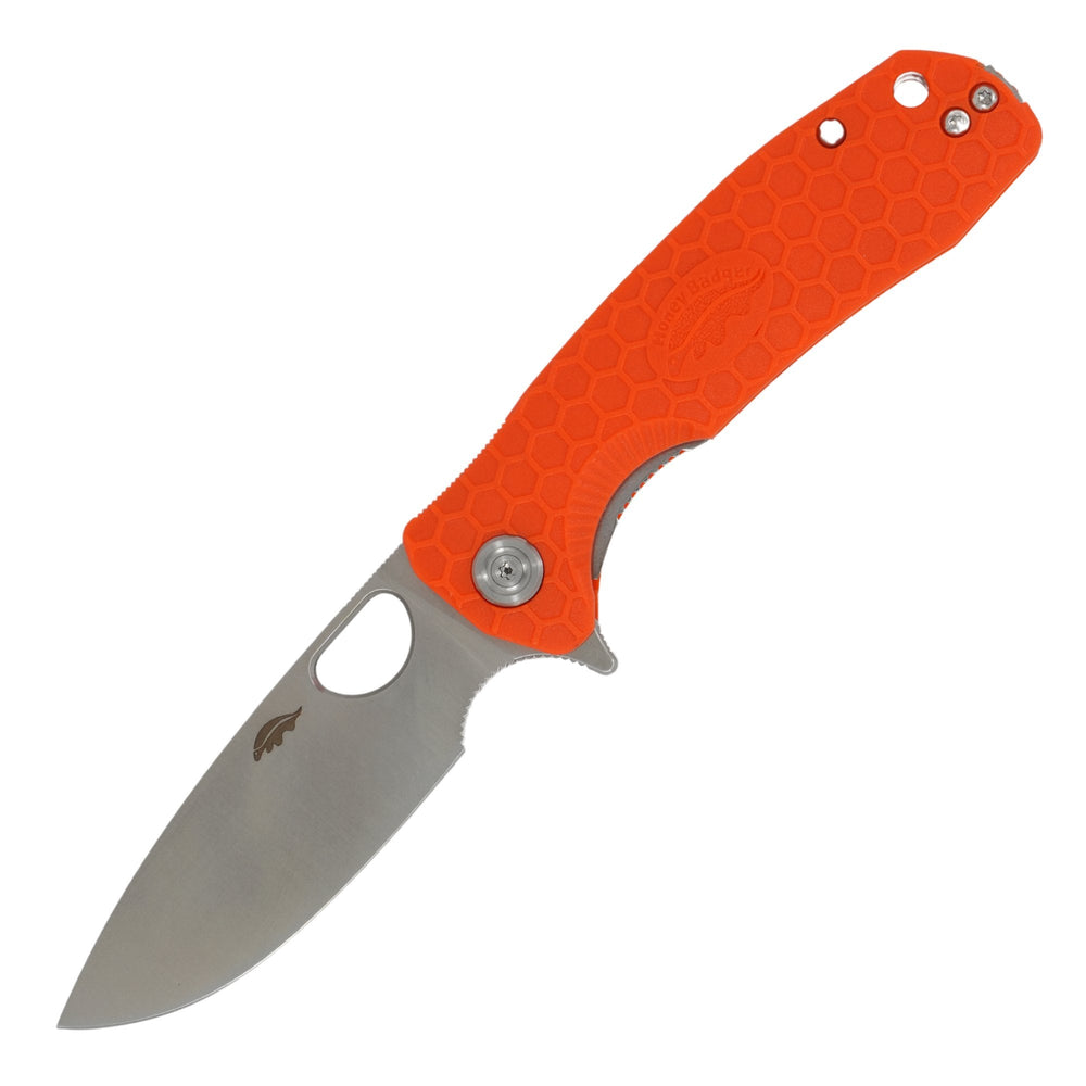 HB1035 Small Drop Point Orange - Side Profile