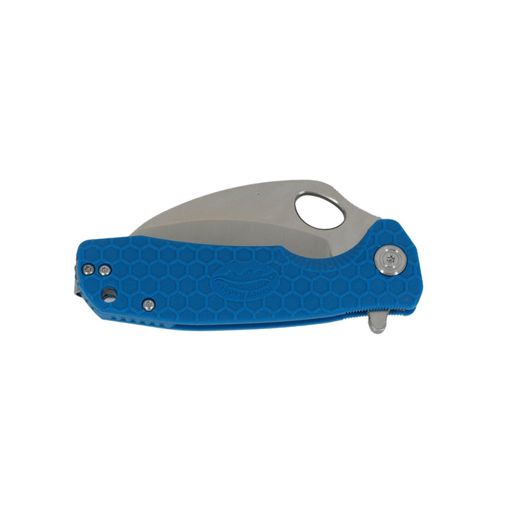 HB1128 Medium Claw Serrated D2 Blue - Open