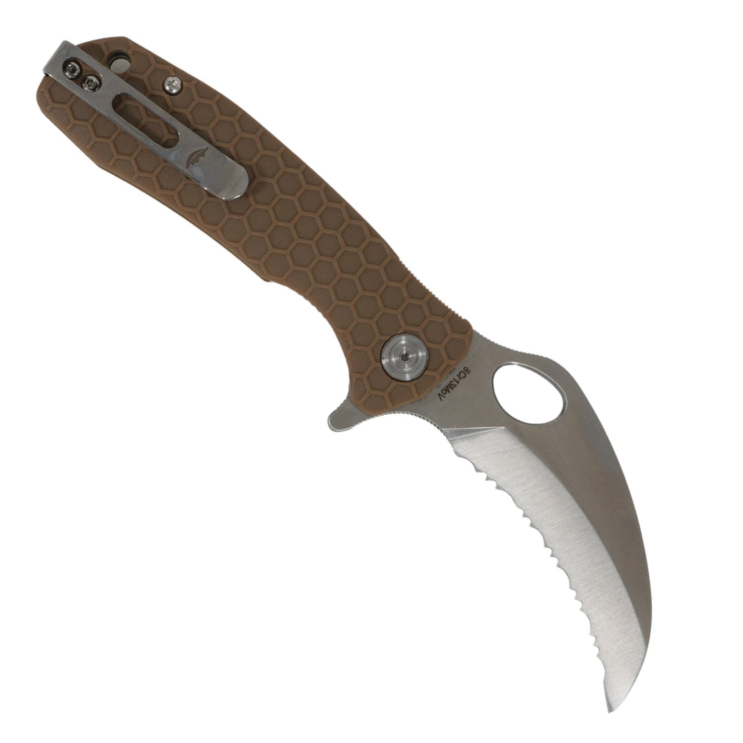 HB1132 Medium Claw Serrated Tan - Detail